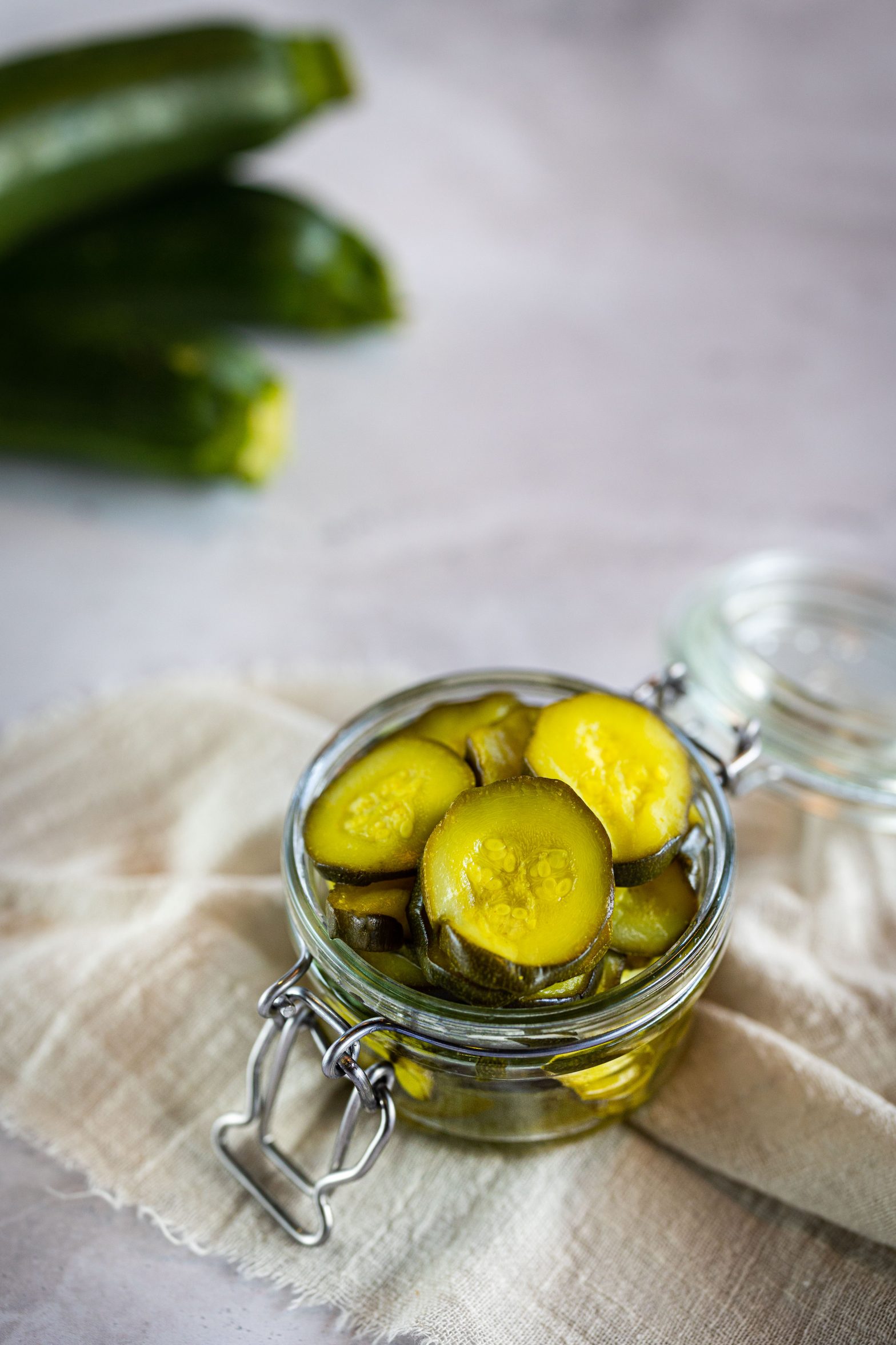 pickles de courgette curry